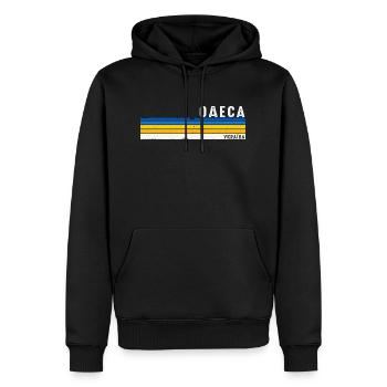 Odesa Ukraine Vintage Pride - Feiern Sie Ihre Wurzeln - Männer Premium Bio Hoodie - Schwarz - Vorne - Nico (187cm)