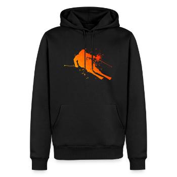 Freestyle Skier Skier Skiers Skiers - Men’s Premium Organic Hoodie - black - Front - Nico (187cm)