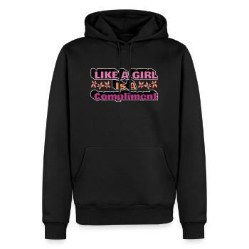 Frauen Gleichberchtigung Design und Feminist - Männer Premium Bio Hoodie - Schwarz - Vorne - Nico (187cm)