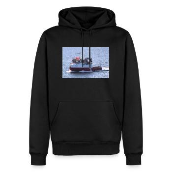 Fosna Power - Männer Premium Bio Hoodie - Schwarz - Vorne - Nico (187cm)