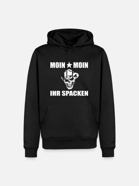 Moin - Männer Premium Bio Hoodie - Schwarz
