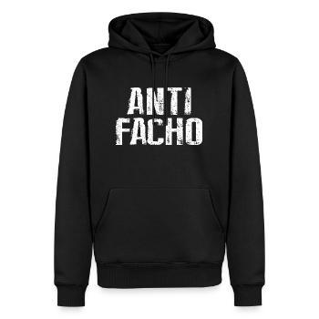 RN Rassismus Rassistischer Revolutionskampf - Männer Premium Bio Hoodie - Schwarz - Vorne - Nico (187cm)