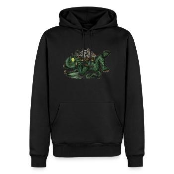 Batavia Cthulhu - Sweat à capuche Premium bio Homme - noir - Devant - Nico (187cm)