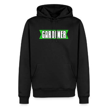Cool Gardener Lover Designs T-Shirt Present Gift - Männer Premium Bio Hoodie - Schwarz - Vorne - Nico (187cm)