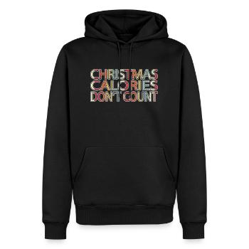 bodybuilding funny gym joke gift idea bodybuilder - Männer Premium Bio Hoodie - Schwarz - Vorne - Nico (187cm)