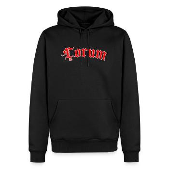 Çorum Türkei - Männer Premium Bio Hoodie - Schwarz - Vorne - Nico (187cm)