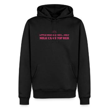 Babysprüche - Männer Premium Bio Hoodie - Schwarz - Vorne - Nico (187cm)