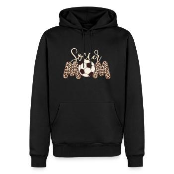 Soccer Mom - Soccer Fan Soccer Lover Gift - Men’s Premium Organic Hoodie - black - Front - Nico (187cm)