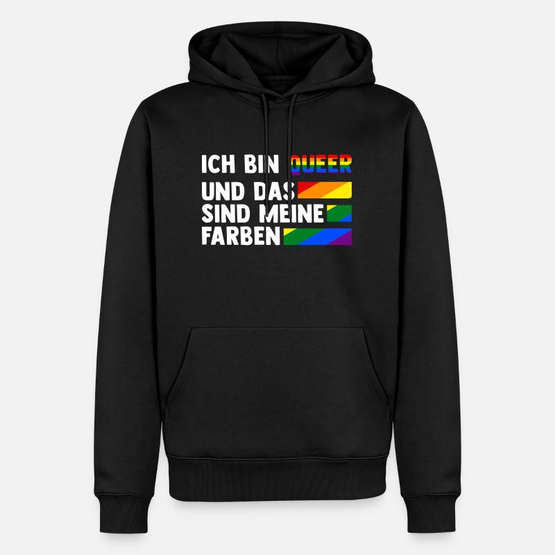 Schullehrer Lehrer - Männer Premium Bio Hoodie - Schwarz