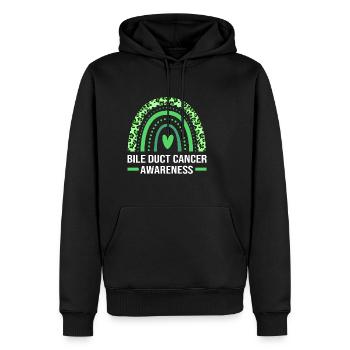 Galle Krebs - Männer Premium Bio Hoodie - Schwarz - Vorne - Nico (187cm)