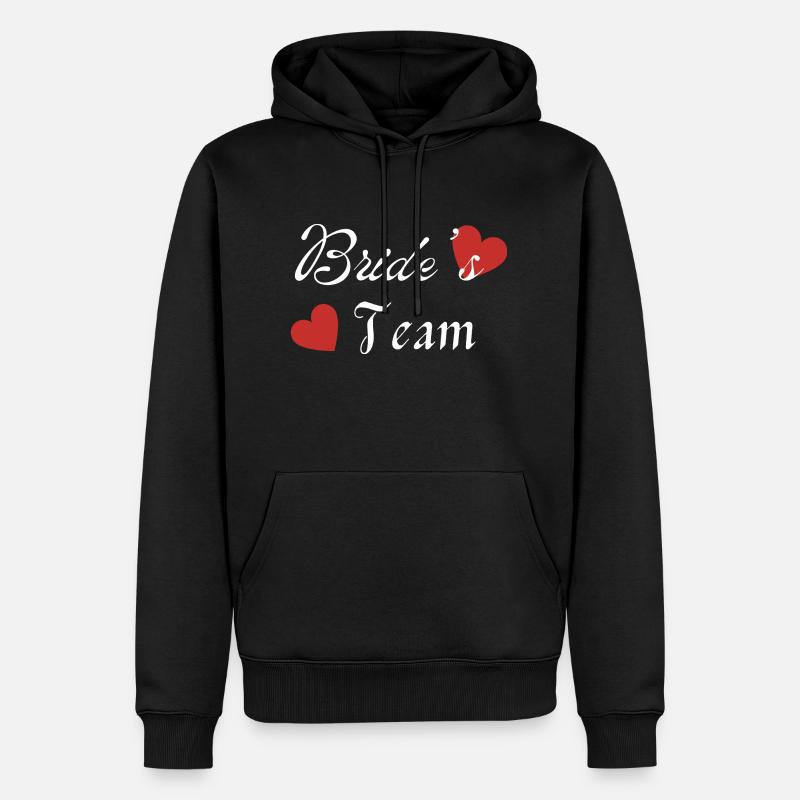 Bride’s team - Sweat à capuche Premium bio Homme - noir