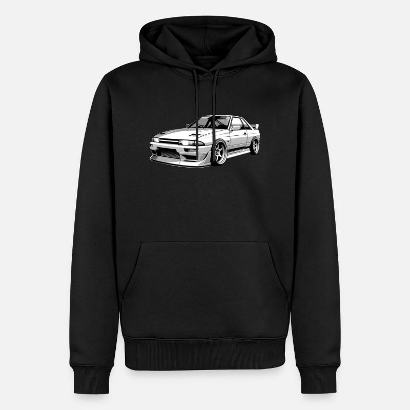 Getuntes Auto Design 02 - Männer Premium Bio Hoodie - Schwarz