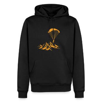 Skydive Paragliding - Men’s Premium Organic Hoodie - black - Front - Nico (187cm)