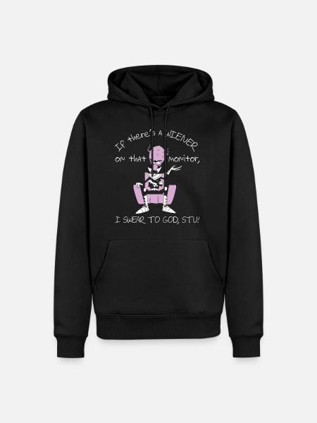 Rick and Morty If There's A Wiener - Men’s Premium Organic Hoodie - black