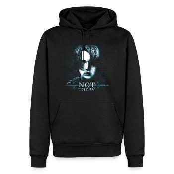 Game Of Thrones Arya Stark Not Today - Men’s Premium Organic Hoodie - black - Front - Nico (187cm)