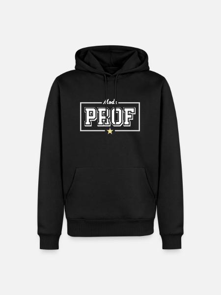 Mode prof - Sweat à capuche Premium bio Homme - noir