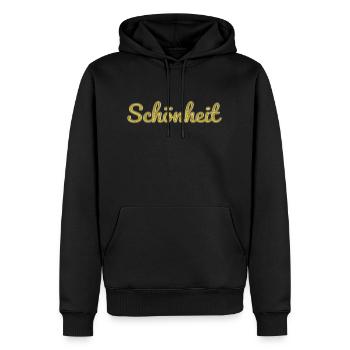 Schönheit - Männer Premium Bio Hoodie - Schwarz - Vorne - Nico (187cm)