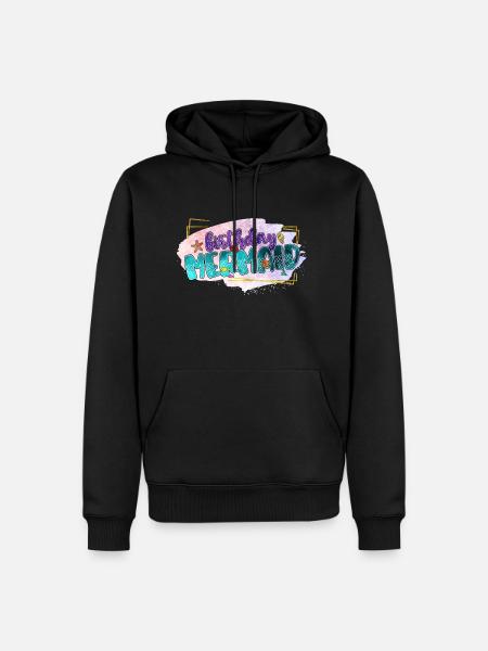 Ocean Sublimation - Men’s Premium Organic Hoodie - black