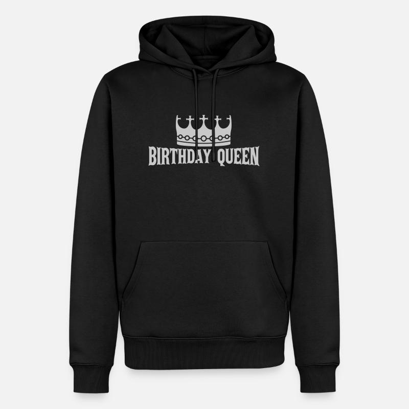 Citation Anniversaire Queen Logo - Sweat à capuche Premium bio Homme - noir