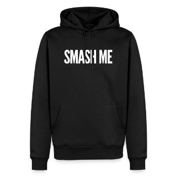 Smash - Männer Premium Bio Hoodie - Schwarz - Vorne - Nico (187cm)