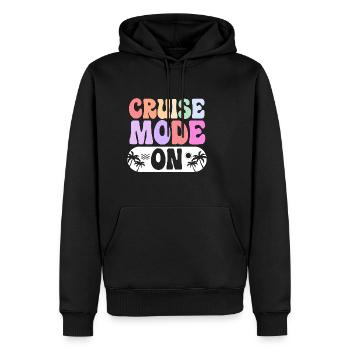 Cruise Cruise Ship - Men’s Premium Organic Hoodie - black - Front - Nico (187cm)