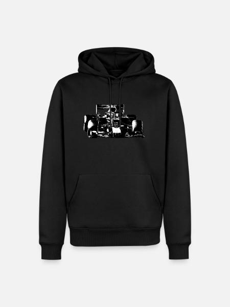 Race car - Men’s Premium Organic Hoodie - black