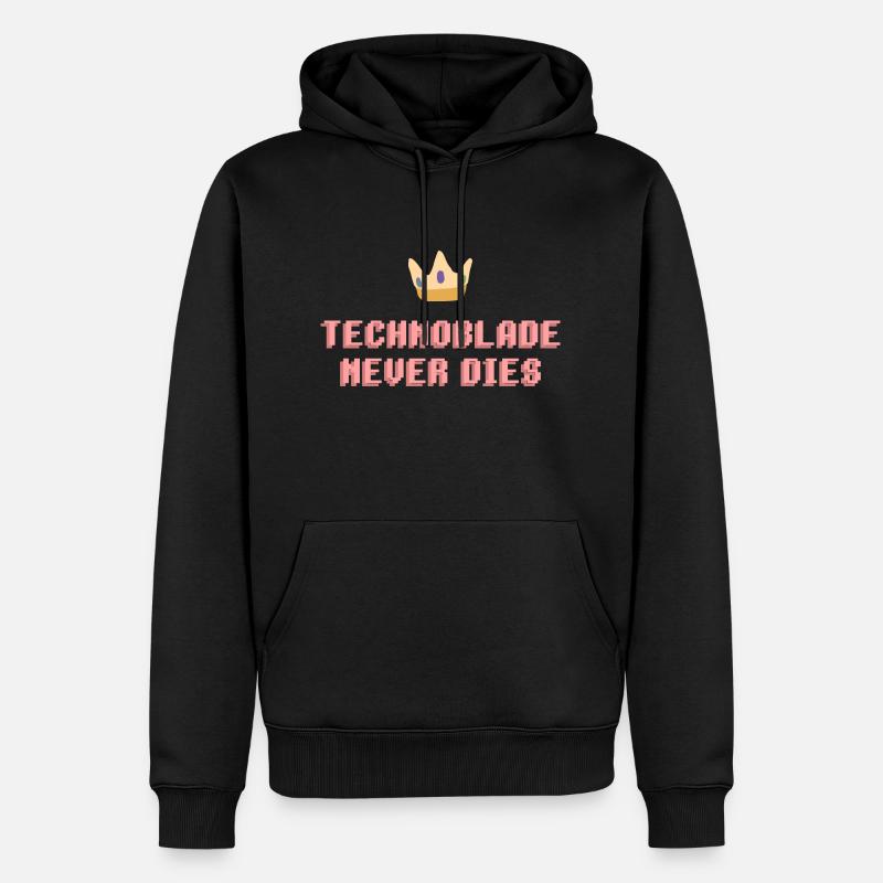 Technoblade Never Dies - Men’s Premium Organic Hoodie - black