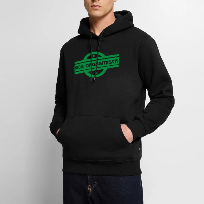 orgasmisch oder organic Männer Premium Bio Hoodie