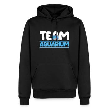 Aquarium Fische Aquaristik - Männer Premium Bio Hoodie - Schwarz - Vorne - Nico (187cm)