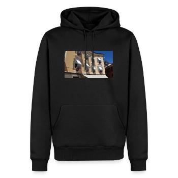 Sommertagim Tessin - Männer Premium Bio Hoodie - Schwarz - Vorne - Nico (187cm)