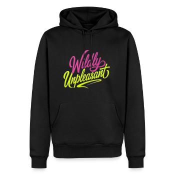 Wildly Unpleasant 8 - Männer Premium Bio Hoodie - Schwarz - Vorne - Nico (187cm)