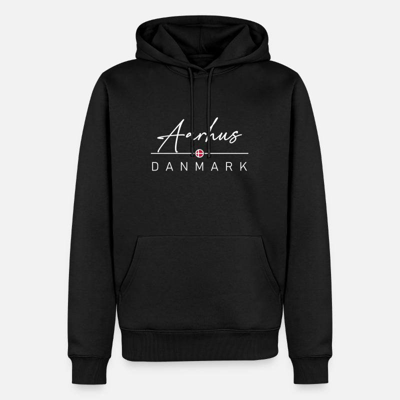 Dänemark - Aarhus - Danemark - Danemark - Sweat à capuche Premium bio Homme - noir
