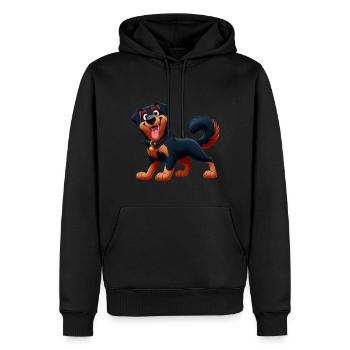Beauceron 6 - Männer Premium Bio Hoodie - Schwarz - Vorne - Nico (187cm)