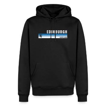 Edinburgh Schottland Schottisches Souvenir für Großbritannien - Männer Premium Bio Hoodie - Schwarz - Vorne - Nico (187cm)