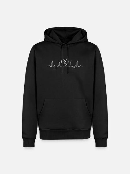 Dard - Sweat à capuche Premium bio Homme - noir
