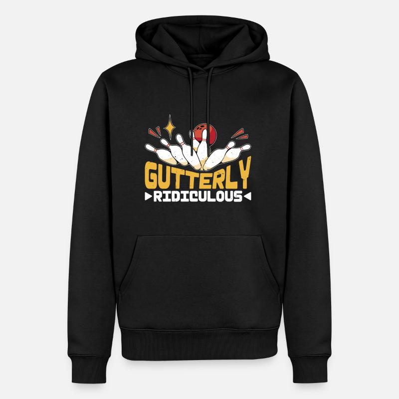 Gutterly Ridiculous 7 - Männer Premium Bio Hoodie - Schwarz