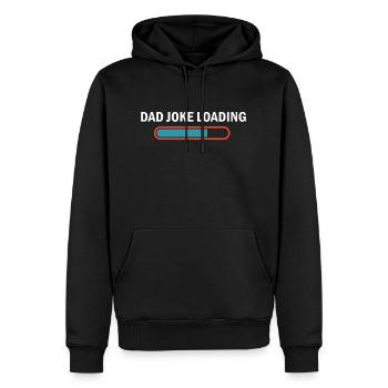 Papa Witz Laden Lustig Vatertag Humor Schlechtes Wortspiel - Männer Premium Bio Hoodie - Schwarz - Vorne - Nico (187cm)