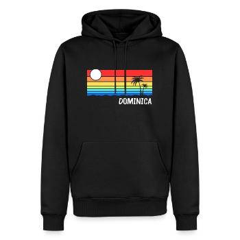 Dominica Karibik Insel Urlaub Idee - Männer Premium Bio Hoodie - Schwarz - Vorne - Nico (187cm)