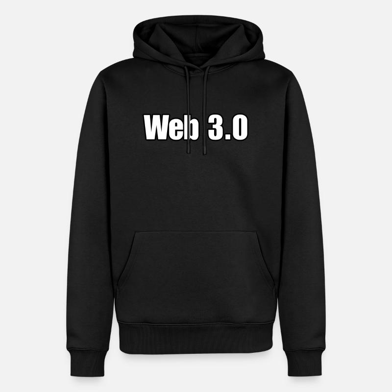 Web 3.0, Finanzen, Krypto-Handel, Tech-Addict - Männer Premium Bio Hoodie - Schwarz