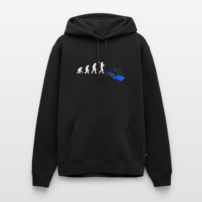 Diving Divers Diving Evolution Men’s Premium Organic Hoodie