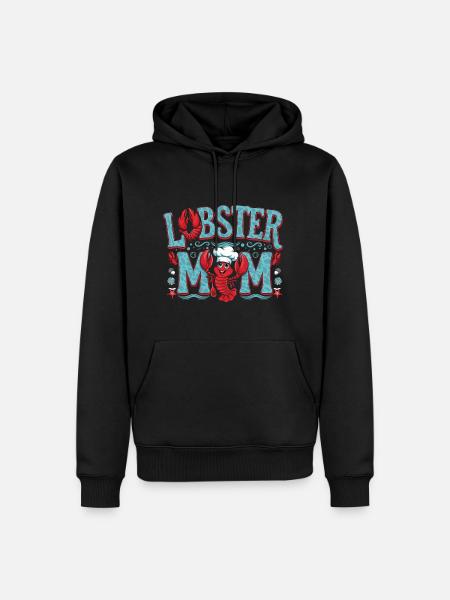 Lobster Mom 6 - Männer Premium Bio Hoodie - Schwarz