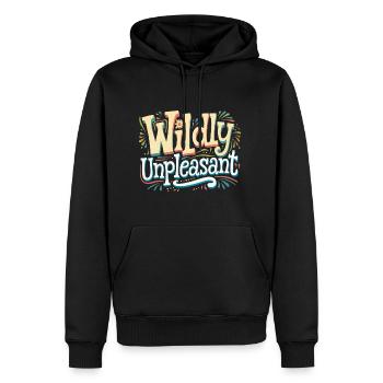 Wildly Unpleasant 6 - Männer Premium Bio Hoodie - Schwarz - Vorne - Nico (187cm)