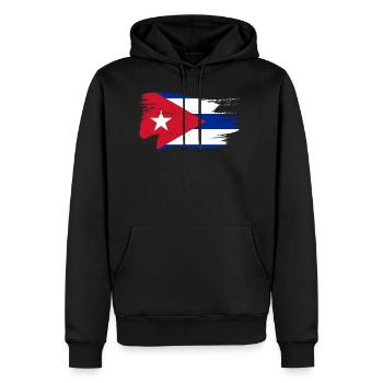 Kuba Flagge Karibik Urlaub Cuba Reise Havanna - Männer Premium Bio Hoodie - Schwarz - Vorne - Nico (187cm)