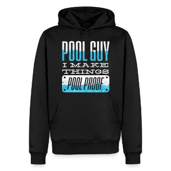 Pool Guy Cleaner Pool Service I Make Things Pool - Männer Premium Bio Hoodie - Schwarz - Vorne - Nico (187cm)