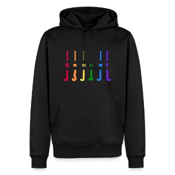 Cadeau de hockey sur gazon Hockey Legend - Sweat à capuche Premium bio Homme - noir - Devant - Nico (187cm)