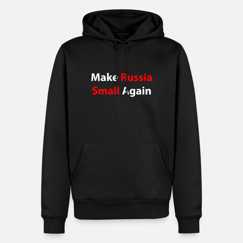 Make Russia Small Again - Sweat à capuche Premium bio Homme - noir