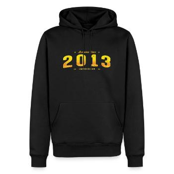 Le meilleur de 2013 - Cadeau en édition limitée pour le 12e anniversaire - Sweat à capuche Premium bio Homme - noir - Devant - Nico (187cm)
