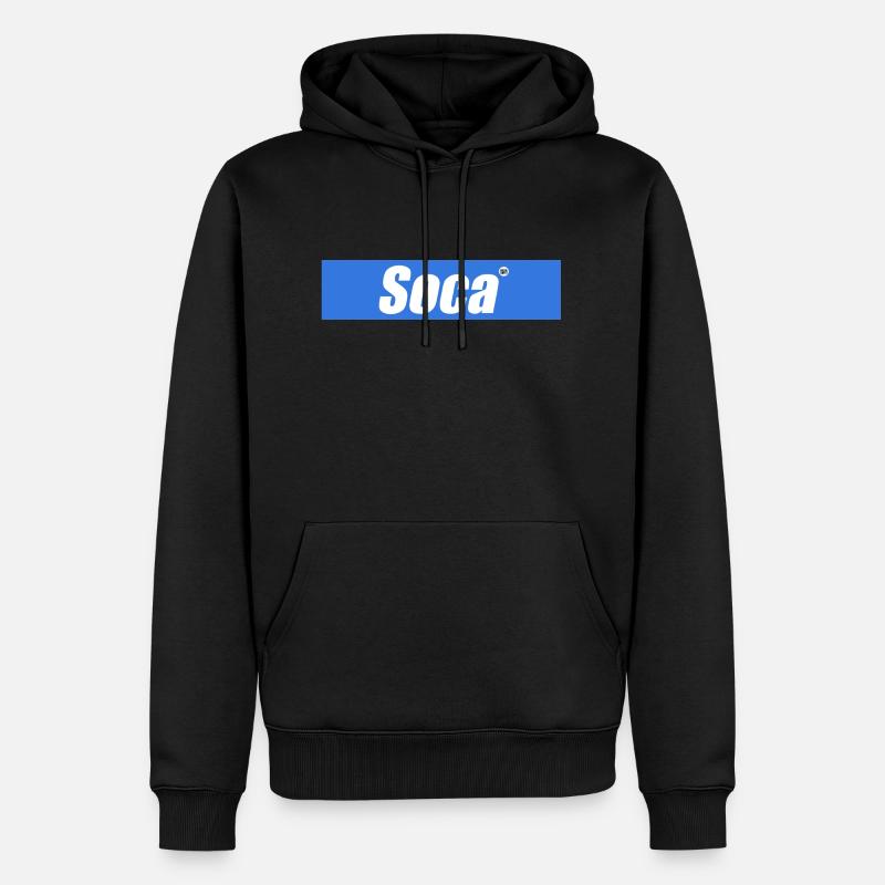 Soca Sat - Kreyol Sat - Männer Premium Bio Hoodie - Schwarz
