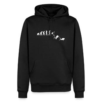 Tauchen Evolution Taucher Geschenk - Männer Premium Bio Hoodie - Schwarz - Vorne - Nico (187cm)