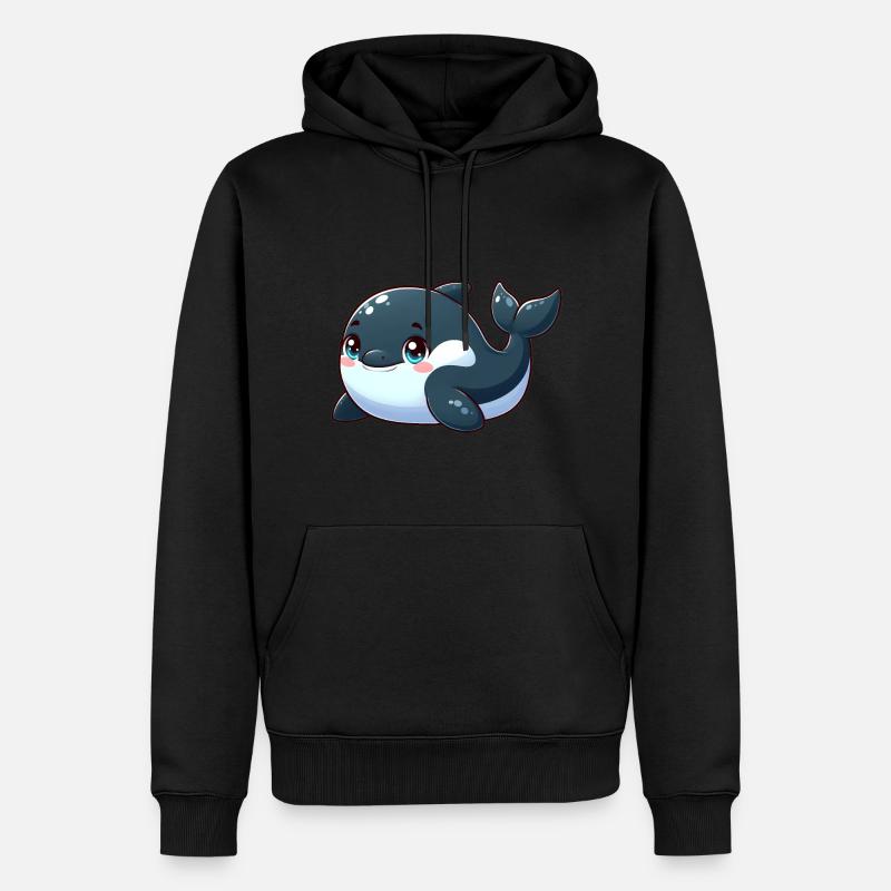 Schwertwal - Männer Premium Bio Hoodie - Schwarz